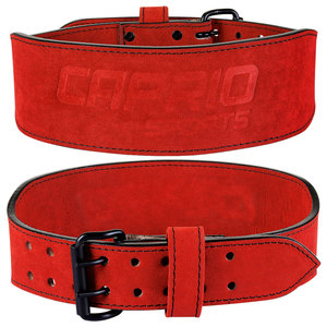 Custom <b>Red</b> Genuine Leather Formal <b>Belt</b> for Men & Women Premium Classic Fashion with Alloy Buckle OEM ODM - Product Image 1