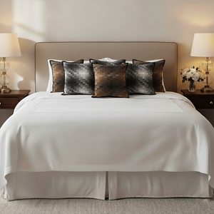 6PC Pixelated Comfort Caramel <b>Square</b> Cushion Covers 3x 45cm <b>Pillowcase</b> Set Decorative Pillows & Cushions - Product Image 5