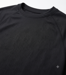 WARPRO INDUSTRY Boys' Black Long Sleeve Rash Guard Quick Dry Breathable 230g Spandex/Polyester <b>Compression</b> <b>Shirt</b> Left Sleeve - Product Image 6