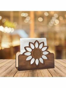 Premium quality wooden napkin <b>holder</b> handcrafted dining decor item <b>tissue</b> organizer for <b>kitchen</b> home restaurant tables - Product Image 3