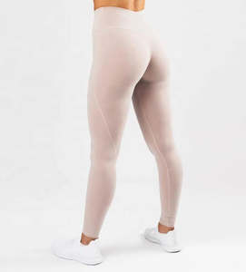 Leggings Deportivos de Cintura Media para Mujer, Diseño Moderno, Superventas, Sólidos, Súper Suaves, Elásticos, Control de Abdomen, Ecológicos - Product Image 6