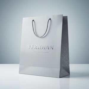 Luxury Handmade <b>Laminated</b> White <b>Paper</b> Custom Branded Shopping Bag for Gift Packaging Supermarket Fashion Boutique Cosmetics - Product Image 6