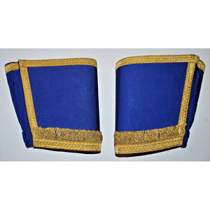 Paire OEM de manchettes de gauntlet maçonniques Grand Standard Bearer, insignes de cérémonie, best-seller, personnalisés, en toile brodée de haute qualité, avec épingle de sûreté 3D - Product Image 4