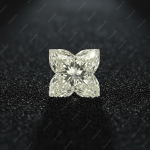 Diamant de laboratoire élégant en forme de fleur de lys, DEF VVS VS1 HPHT CVD certifié, pierre de bijoux en vrac, vente en gros - Product Image 3