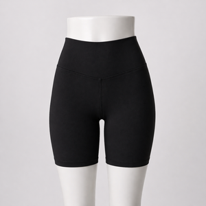 Shorts de Yoga/Gimnasio de Cintura Alta sin Costuras con Efecto Push-Up para Mujer, de Secado Rápido, Transpirables, Elásticos, Antiarrugas, con Logotipo Personalizado, MOQ Bajo - Product Image 6