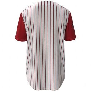 เสื้อเบสบอลแขนสั้นแบบสั่งทำพิเศษสำหรับผู้ชาย ติดกระดุมเต็มตัว ชุดกีฬาประสิทธิภาพสูง น้ำหนักเบา สำหรับทีมแข่งขัน - Product Image 2
