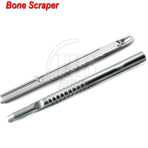 Instrument de grattage osseux dentaire en acier inoxydable, manuel, réutilisable, outil chirurgical certifié CE pour la chirurgie implantaire et le traitement buccal - Product Image 3
