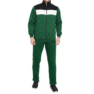 <b>Men's</b> Color Block Fleece <b>Jacket</b> Stand Collar Zipper Casual Autumn Wear Polyester Cotton Knitted <b>Long</b> Sleeve Regular Fit - Product Image 6