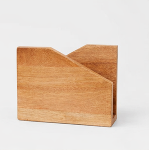 High-Quality Wooden Napkin Holder <b>Rustic</b> <b>Farmhouse</b> Style Handcrafted Wood Napkin Stand For Kitchen <b>Dining</b> <b>Table</b> Restaurant Use - Product Image 5