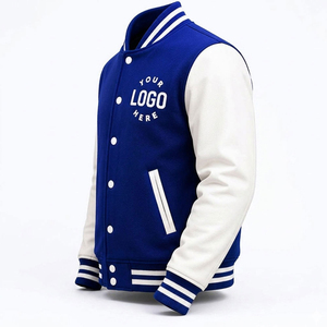 Varsity <b>jacket</b> offering stylish comfort and timeless sporty design with versatile layering potential relaxed season Wholesale - Product Image 3
