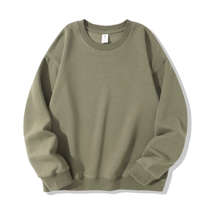 New <b>Trendy</b> Winter's Solid Crew Neck Velvet Lined Sweatshirts High Quality Soft Regular Fit Casual Eco-Friendly Men's <b>Hoodies</b> - Product Image 6