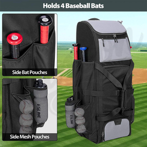 Wholesale Baseball Kit Bag Durable Sports Bag for Baseball Equipment with Bat <b>Holder</b> and <b>Shoe</b> Pock Custom Baseball Equipment Bag - Product Image 2