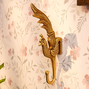 Colgador de gancho de latón para pared, organizador de pared con forma de animal, almacenamiento para el hogar, colgador de ganchos. - Product Image 1