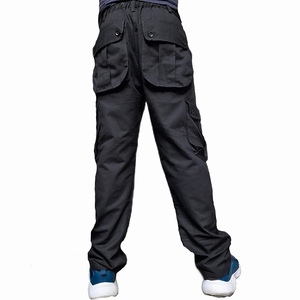 Pantalones Cargo Elegantes Deportivos con Logotipo Personalizado para Hombre, 100% Algodón, Tela de Lona, Transpirables, Ligeros, con Botones, Estilo Casual - Product Image 6