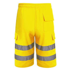 กางเกงขาสั้นช่างก่อสร้างแบบสะท้อนแสงสำหรับผู้ชาย Hi Vis พร้อมเชือกผูกเอว หลายกระเป๋า ผ้าทึบ ทนทาน แห้งเร็ว เหมาะสำหรับงานทั่วไป - Product Image 5