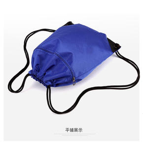 Minimalist Royal Blue Cinch Bag Featuring Hidden Storage Compartment Versatile Lightweight Carryall for Outdoor Activities - Product Image 2