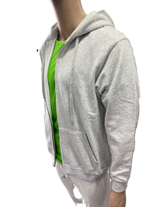 Sweat-shirts à capuche pour hommes en coton tricoté, teints unis, brodés sur mesure, de haute qualité, pour l'automne, style streetwear, tailles OEM, vierges, vente en gros - Product Image 3