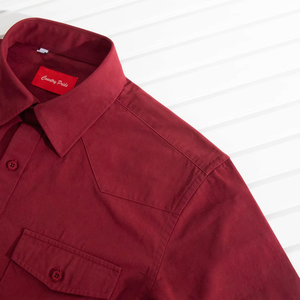 Chemises Western pour Hommes en Coton 100% Imprimé avec Logo de Marque Brodé - Product Image 3