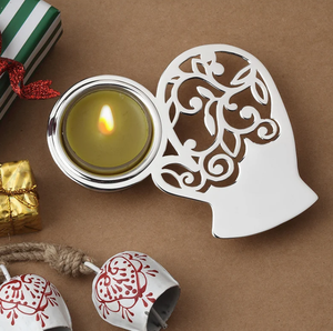 Porte-bougie de Noël en forme de gant - Product Image 1