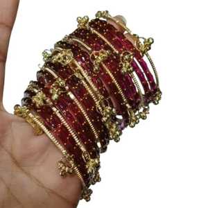 Low Moq Churi Kashmiri <b>Bangles</b> Sets for Girls Elegant Style <b>Indian</b> Handcrafted Churiyan <b>Bangles</b> Jewelry Women Available - Product Image 1