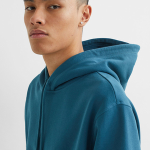 Sudadera con Capucha Deportiva Extra Grande Unisex, de Felpa de Algodón de Color Sólido, Informal, para Invierno, con Bolsillos, Corte Regular - Product Image 2