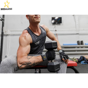 Weightlifting Gloves with Integrated Wrist <b>Wrap</b> Support-Double Stitching-Get Ripped with The Best Body Building Accessories - Product Image 3