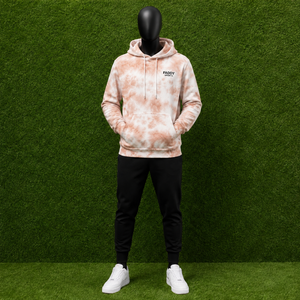 Sweat à capuche unisexe personnalisé en molleton de coton surdimensionné, style streetwear, tie-dye, pour hommes et femmes, effet délavé vintage, vente en gros 2026 - Product Image 3