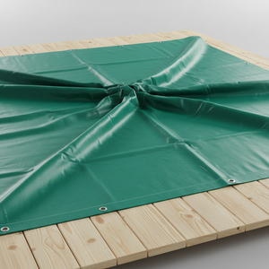 Bâche de protection transparente en PE pour palettes d'entrepôt, robuste, pour l'emballage et la protection des palettes en entrepôt - Product Image 1