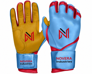 Gants de frappeur de baseball en cuir véritable personnalisés avec logo sur mesure – Fabricant OEM/ODM de qualité supérieure, vente en gros 2026 - Product Image 2