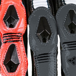 Guantes de Motocicleta de Cuero con Protección Rígida en los Nudillos, Estilo Guanteleta Completa, para Motociclismo y Carreras - Product Image 5