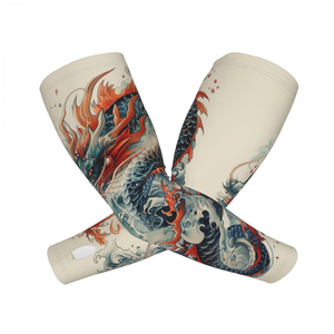 Mangas para brazos de fútbol americano con material elástico cómodo y de secado rápido, mangas largas para brazos de fútbol americano para hombre - Product Image 2