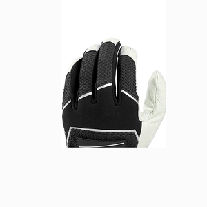 High Quality Premium Leather Baseball Batting Gloves Non Slip Mitts Breathable Lightweight Comfortable Fit Practice Competition - Product Image 3