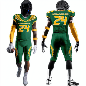 Uniforme de Fútbol Americano de Manga Corta Transpirable de Nuevo Estilo para Práctica, Servicio OEM, Diseño Personalizado, Alta Calidad - Product Image 1