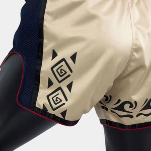 Shorts de Muay Thai de haute qualité, tissu léger, pour entraînement actif et fitness - Product Image 3