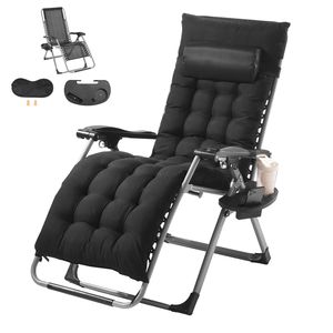 Sedia Anti-Gravità Regolabile da 26 Pollici con Cuscino, Reclinabile per Interni/Esterni, Sedia a Gravità Zero per Campeggio - Product Image 3