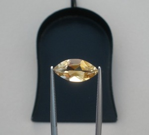 Citrino Natural Marquise, Gema Suelta Natural de 14 x 7 mm, Certificado por Terceros, Efecto Estrella para Joyería - Product Image 5