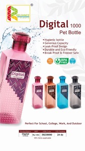Botella de Agua de Plástico de Súper Calidad con Tapa Antipolvo y Hermética de Alta Capacidad para Hidratación Diaria por Proveedor - Product Image 2