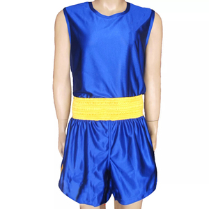 Conjunto de Uniforme de Boxeo Personalizado de Color a Elección, Unisex para Adultos, 100% Poliéster, Ligero, Transpirable, de Secado Rápido, Pantalones Cortos de Boxeo Suaves - Product Image 3