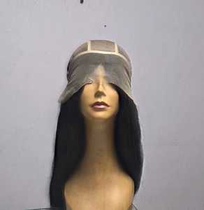 Full <b>Wig</b> 26 Inches 100% Human Remy Indian Hair Natural Wave Lace Front Premium Quality Medium Density Taz Hair Bd gluless <b>wig</b> - Product Image 2