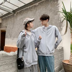 Sweat-shirts à capuche zippés en coton, vente en gros, haute qualité, personnalisables avec logo, épais, streetwear, coupe oversize - Product Image 3