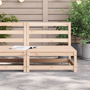 Divano da Giardino Modulare Singolo in Legno di Pino Naturale, Durevole ed Elegante - Product Image 3
