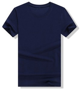 T-shirt publicitaire 100 % coton avec logo personnalisé OEM, col rond, motif peigné anti-boulochage, coupe ample, taille européenne pour homme - Product Image 3