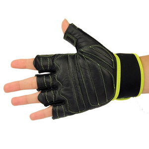 Gants de musculation en cuir respirants et légers pour la protection des poignets, idéaux pour l'entraînement en salle de sport et la force – Fournisseur en gros - Product Image 2