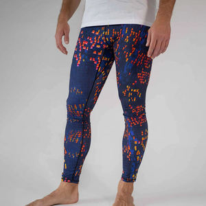 Leggings Deportivos de Compresión para Hombre, Alta Elasticidad, Secado Rápido, Transpirables, Fibra de Algodón, Diseño Personalizado - Product Image 3