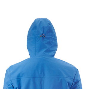 Veste Softshell Noire à Capuche avec Fermeture Éclair, Résistante à l'Eau, Vêtement d'Extérieur Coupe Classique, Vêtement d'Hiver - Product Image 3