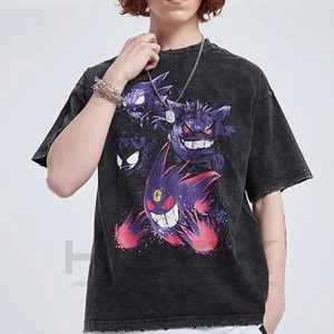 ผู้ผลิตเสื้อยืดระบายอากาศแบบขายส่งตามสั่งจากปากีสถาน เสื้อยืดผ้าฝ้ายหนาน้ำหนักมากแบบวินเทจลายกราฟิกสำหรับผู้ชายที่สามารถปรับแต่งได้ - Product Image 1