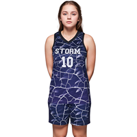 Jersey de Baloncesto Femenino de Lujo con Costuras de Calidad, Logotipo Bordado, Nombre, Malla Transpirable, Estilo Auténtico, Uniforme de Baloncesto