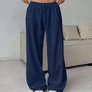 Wholesale <b>Women's</b> Denim Pants <b>Stretch</b> Flared Baggy Jean <b>Trousers</b> Summer Straight Leg Solid Washed Skinny Pants - Product Image 5