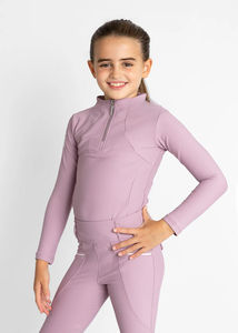Chemise de base pour enfant, élégante et confortable, pour l'équitation, en tissu extensible doux, de haute qualité. - Product Image 4