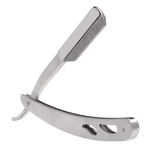 Professional Men's Shaving <b>Razors</b> in Style Cut Throat Plastic Handle Barber Straight <b>Razors</b> - Product Image 5